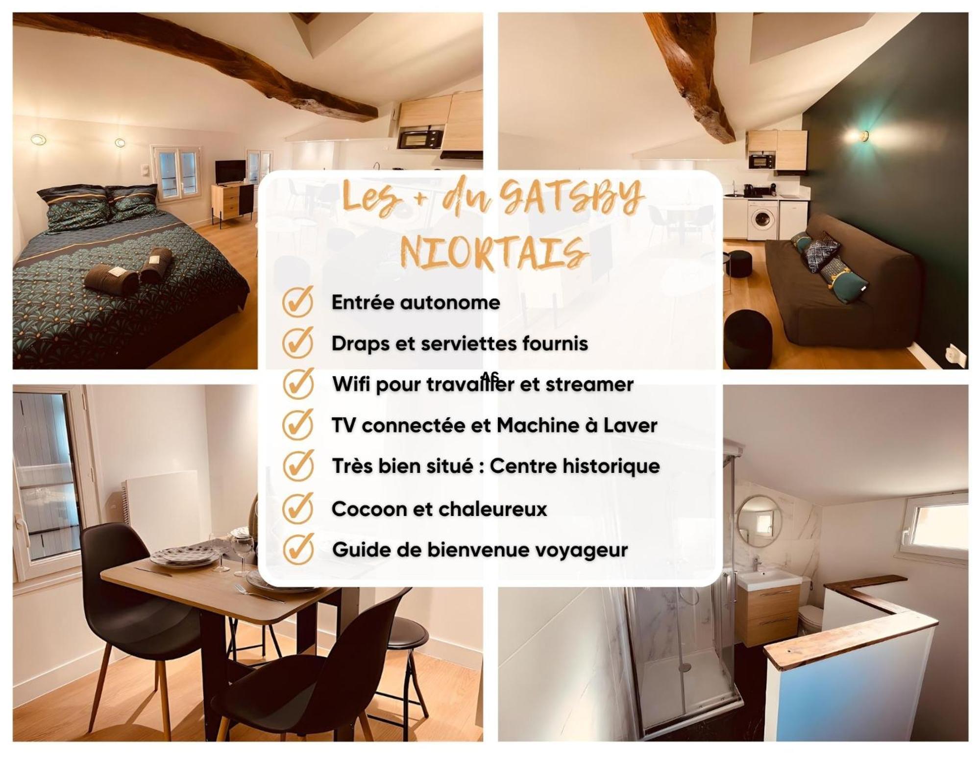 Le Gatsby Niortais - Home Homy Esterno foto