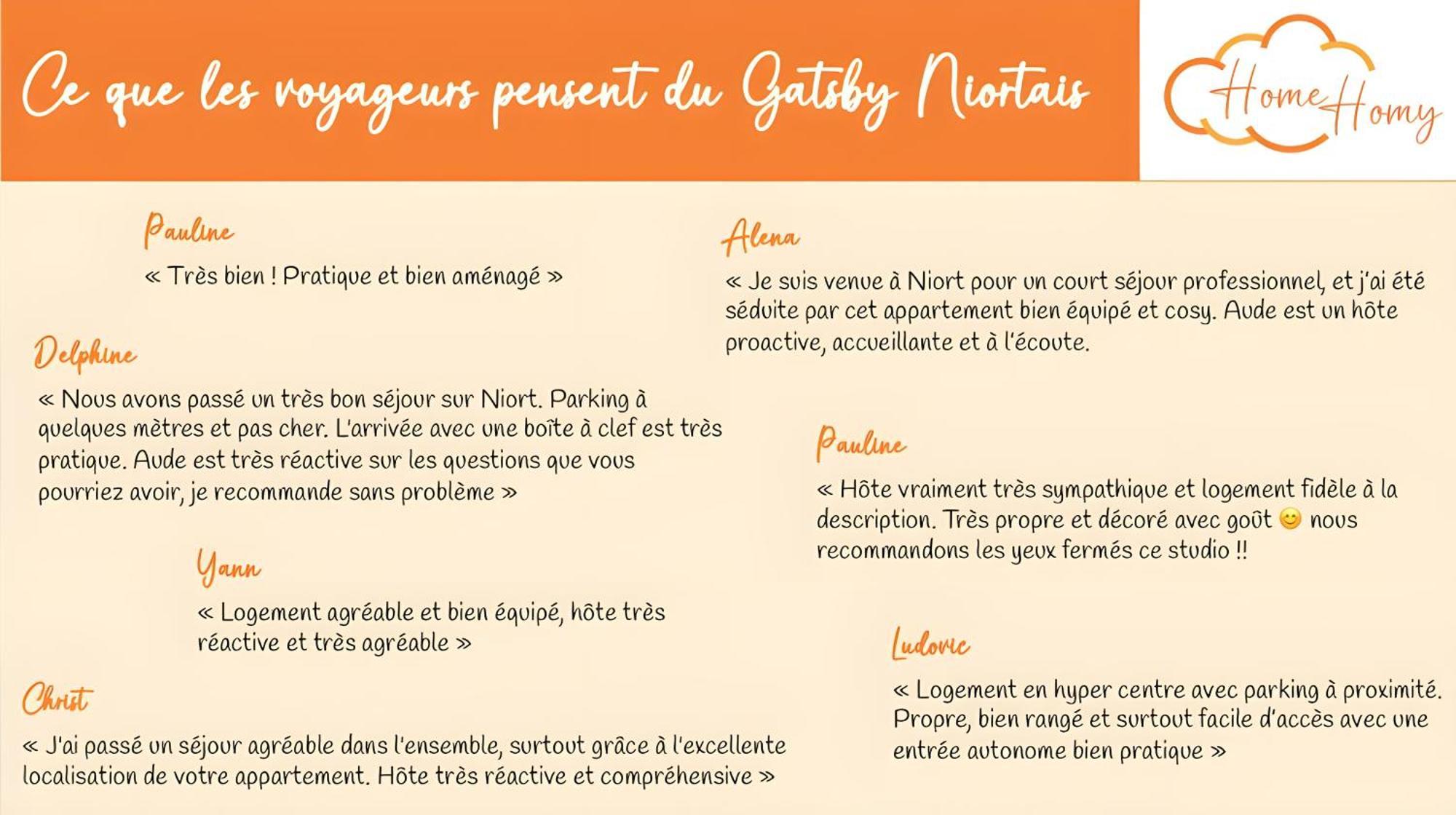 Le Gatsby Niortais - Home Homy Esterno foto
